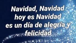 Hoy es Navidad pista con letra [upl. by Mir]