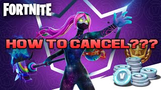 Fortnite How To Cancel Crew Subscription  PS4 Xbox PC  EASY WAY [upl. by Akram852]