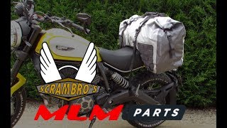 SW Motech drybag 700  Ducati Scrambler [upl. by Norvell]