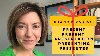 Learn to Pronounce PRESENT PRESENTING PRESENTED PRESENTATION English Pronunciation learnenglish [upl. by Naras797]