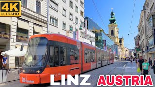 Linz Austria Walking Tour 4K UHD [upl. by Weibel]