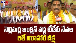 Nellimarla TDP Leaders Deeksha Over NTR Health University Name Change  TV5 News Digital [upl. by Akima]