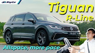 2022 Volkswagen Tiguan Allspace Facelift Review in Malaysia Fancy a Golf GTI SUV  WapCar [upl. by Ixel]