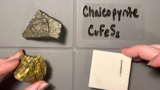 Minerals  Sulfides  Chalcopyrite [upl. by Nylhtiak]