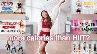 I Tried 7 Viral Dance Party Workouts  MadFit Pamela Reif The Studio and more [upl. by Robinia]