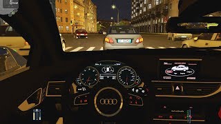 City Car Driving  Audi RS7  Night Drive [upl. by Searby228]