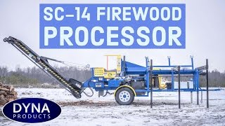 DYNA Products SC14 Firewood Processor [upl. by Idola725]