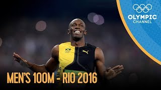 Mens 100m Final  Rio 2016 Replay [upl. by Sivad900]