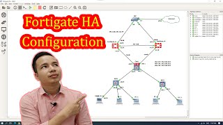 Fortigate HA configuration [upl. by Dugaid313]