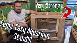 Easy DIY Aquarium Stand  Universal aquarium stand [upl. by Lachlan]