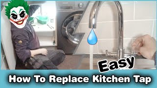 How To Replace Kitchen Tap  Water Hammer Fix [upl. by Sakhuja910]