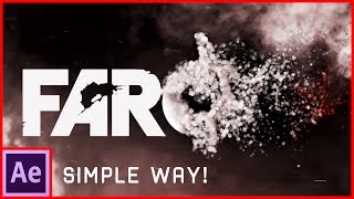 After Effects Tutorial Particles Logo amp Text Animation [upl. by Nylloc962]