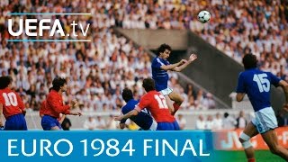 France v Spain 1984 UEFA European Championship final highlights [upl. by Koal]