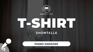 TShirt  Shontelle Piano Karaoke [upl. by Akahc]