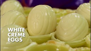 Inside Cadbury WHITE CREME EGGS [upl. by Carson]