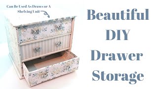 Beautiful DIY Drawer Storage [upl. by Oijile]