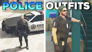 GTA 5 Online How to Get All Cop  Police Outfits in The Chop Shop DLC [upl. by Ressay]