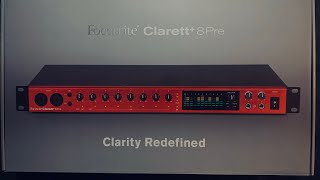 Focusrite Clarett 8Pre Unboxing and Review [upl. by Nwavahs905]