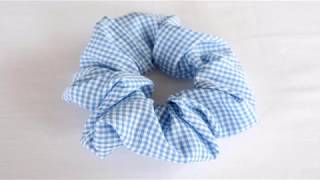 How to Make a Scrunchie  DIY Scrunchies  Sewing Scrunchies [upl. by Comethuauc]