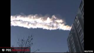 Meteor Blows Out Windows and Injures Hundreds in Siberia [upl. by Kelci570]