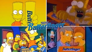 Only The Best The Simpsons Butterfinger Funny TV Classic Commercials 19882001 [upl. by Jariah416]