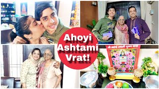 Ahoyi Ashtami Vrat santaan ke liye 🙏 vlogs PV153 [upl. by Emina]