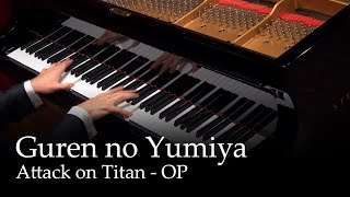 Guren no Yumiya  Attack on Titan OP1 Piano [upl. by Annyl]