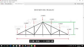 TUTORIAL DISEÑO DE CERCHA [upl. by Nalhsa]