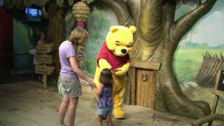 Winnie The Pooh Meet and Greet Disneys Hollywood Studios 6511 [upl. by Lonier]