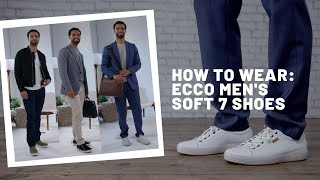 How to Wear  ECCO Mens Soft 7 Shoes [upl. by Carleton928]