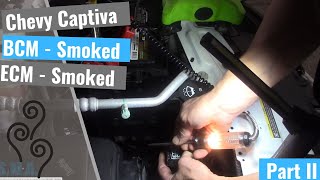 Chevrolet Captiva Bad BCM and ECM Part II [upl. by Abana]