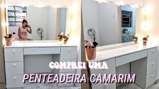 COMPREI UMA PENTEADEIRA CAMARIM  Tour pela minha penteadeira [upl. by Reg594]