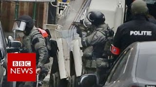 Paris suspect Salah Abdeslam arrested in Brussels  BBC News [upl. by Ma584]