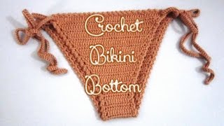 How to Crochet a Simple Bikini Bottom [upl. by Faith]