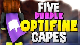 5 Purple Optifine Cape Designs Best Minecraft Capes [upl. by Matthei]