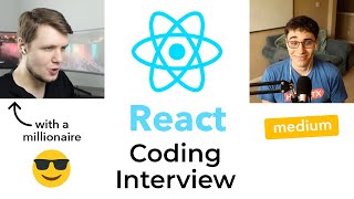 Intermediate Reactjs Coding Interview ft Clément Mihailescu [upl. by Ahidam]