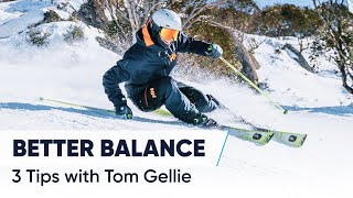 HOW TO SKI STEEPER SLOPES  3 Tips For Better Balance [upl. by Jos339]