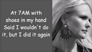 Miranda Lambert  Vice Lyrics [upl. by Isiah]