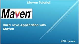 Maven Tutorial  Build Java Application with Maven [upl. by Irat]