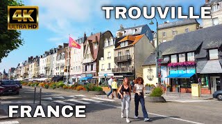 【4K】🇫🇷Trouville France  Walking Tour 2021 [upl. by Aztilem762]