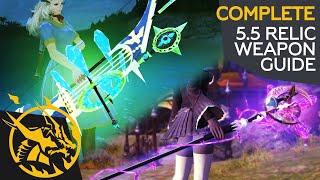 Complete FFXIV Shadowbringers Relic Weapon Guide 558 [upl. by Daniel336]