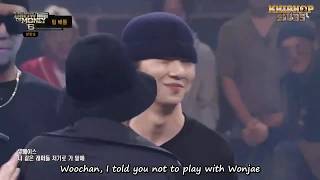 ENG SUB Wonjae amp ASOL vs Nucksal amp WooChan Diss battle Smtm6 Ep7 Cut HD [upl. by Niltiac]