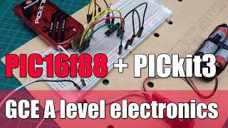 PIC16f88  PICkit3 ICSP programming circuit [upl. by Nohsar]