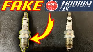 WATCH OUT FOR FAKE NGK SPARK PLUGS [upl. by Ilyah]