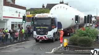 Giant Tank moved through Fazeley Tamworth [upl. by Owena915]