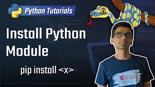 121  Install Python Module using pip Python 3 Programming Tutorials [upl. by Niarfe]