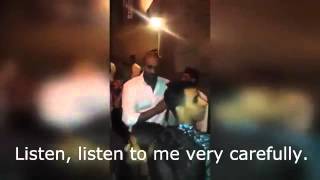 Badr Hari protects Cristiano Ronaldo from fans in Marrakech Morocco 2015 [upl. by Ecyar317]