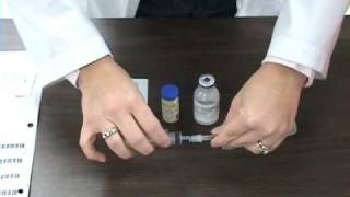 Reconstitution of a Powdered Medication [upl. by Clovah]