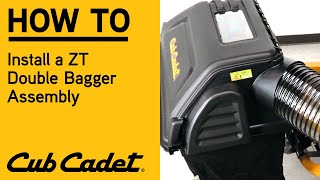 ZT Double Bagger Assembly  Ultima Series  Cub Cadet [upl. by Einaeg]