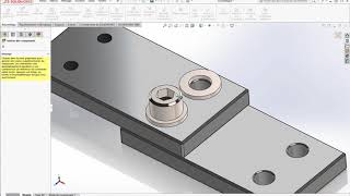 Solidworks tutorial CSWA Assemblage et Toolbox [upl. by Morganica209]